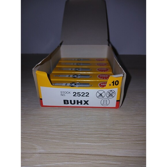 Set Of 5 NGK 2522 Spark Plugs BUHX Made In Japan EAC - Picture 1 of 16